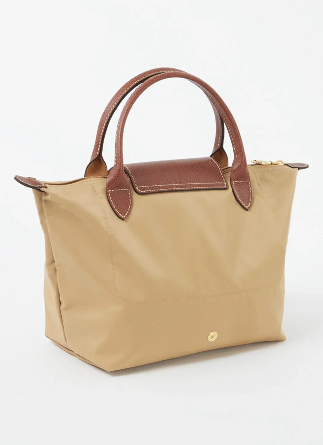 Longchamp Le Pliage Original handtas S met leren details