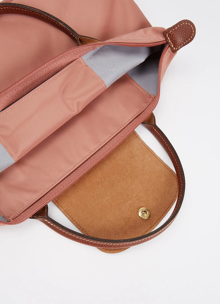 Longchamp Le Pliage Original handtas S met leren details
