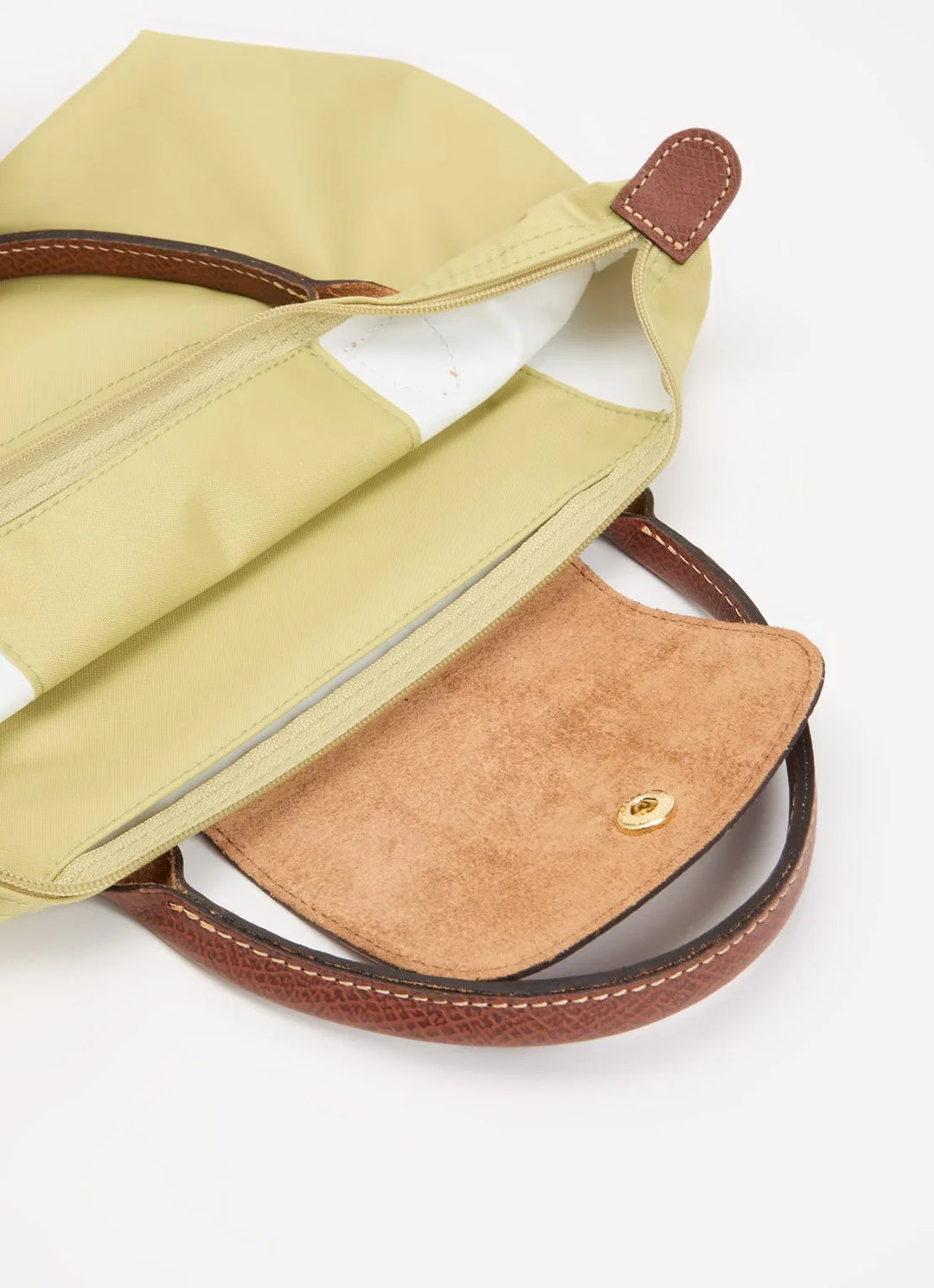 Longchamp Le Pliage Original handtas S met leren details
