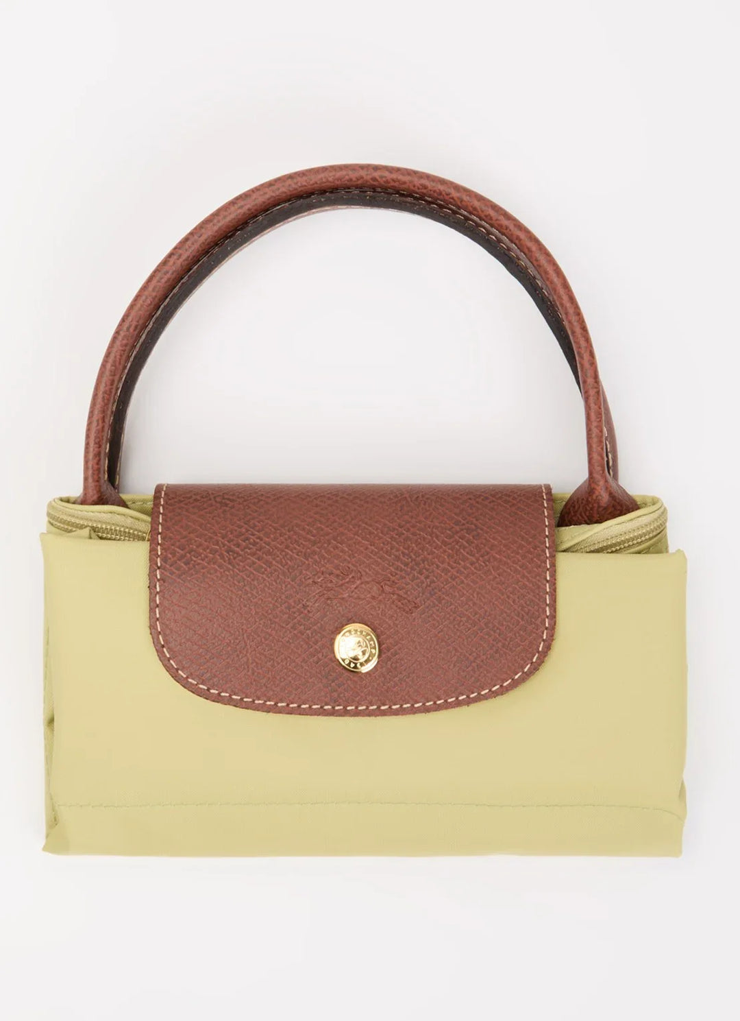 Longchamp Le Pliage Original handtas S met leren details
