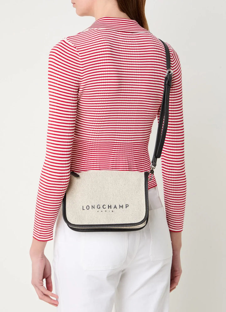 Longchamp Essential crossbodytas S van canvas met afneembare schouderriem