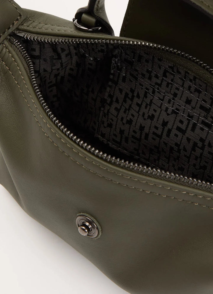 Longchamp Le Pliage Xtra handtas XS van leer met afneembare schouderriem