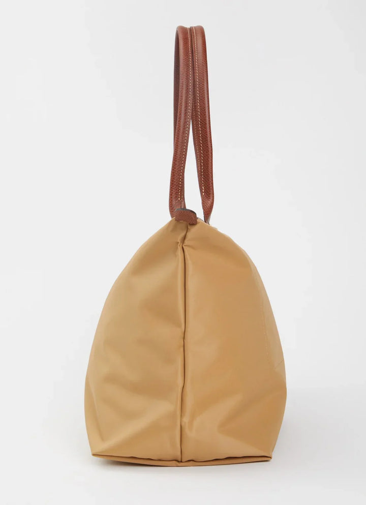 Longchamp Le Pliage Original schoudertas L met leren details