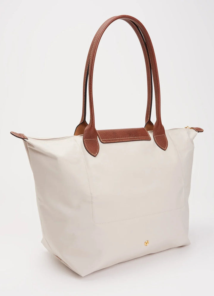 Longchamp Le Pliage Original schoudertas L met leren details