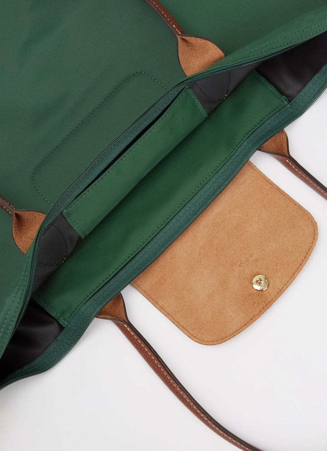 Longchamp Le Pliage Original schoudertas L met leren details