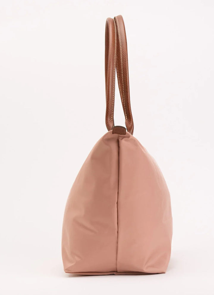 Longchamp Le Pliage Original schoudertas L met leren details