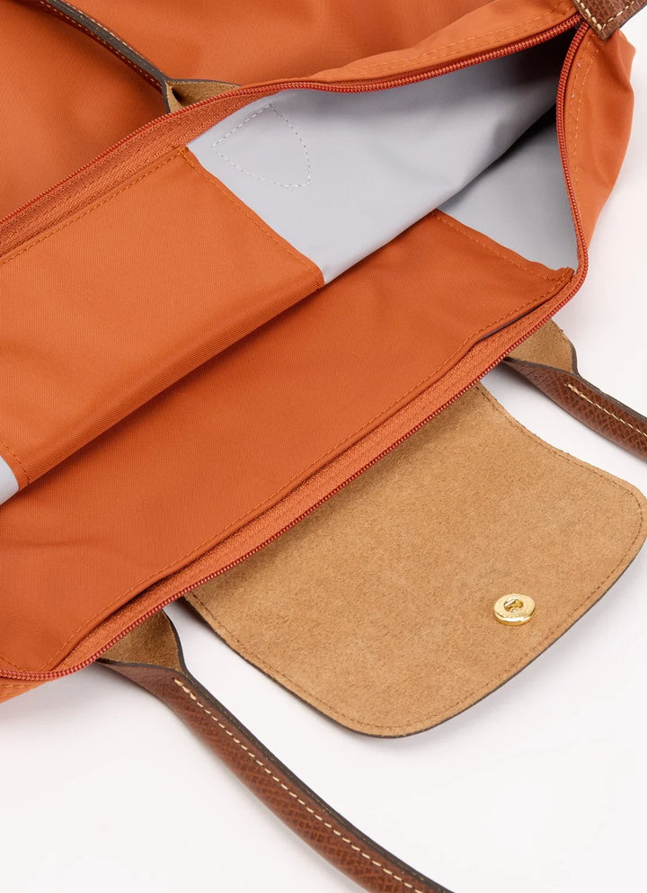 Longchamp Le Pliage Original schoudertas L met leren details