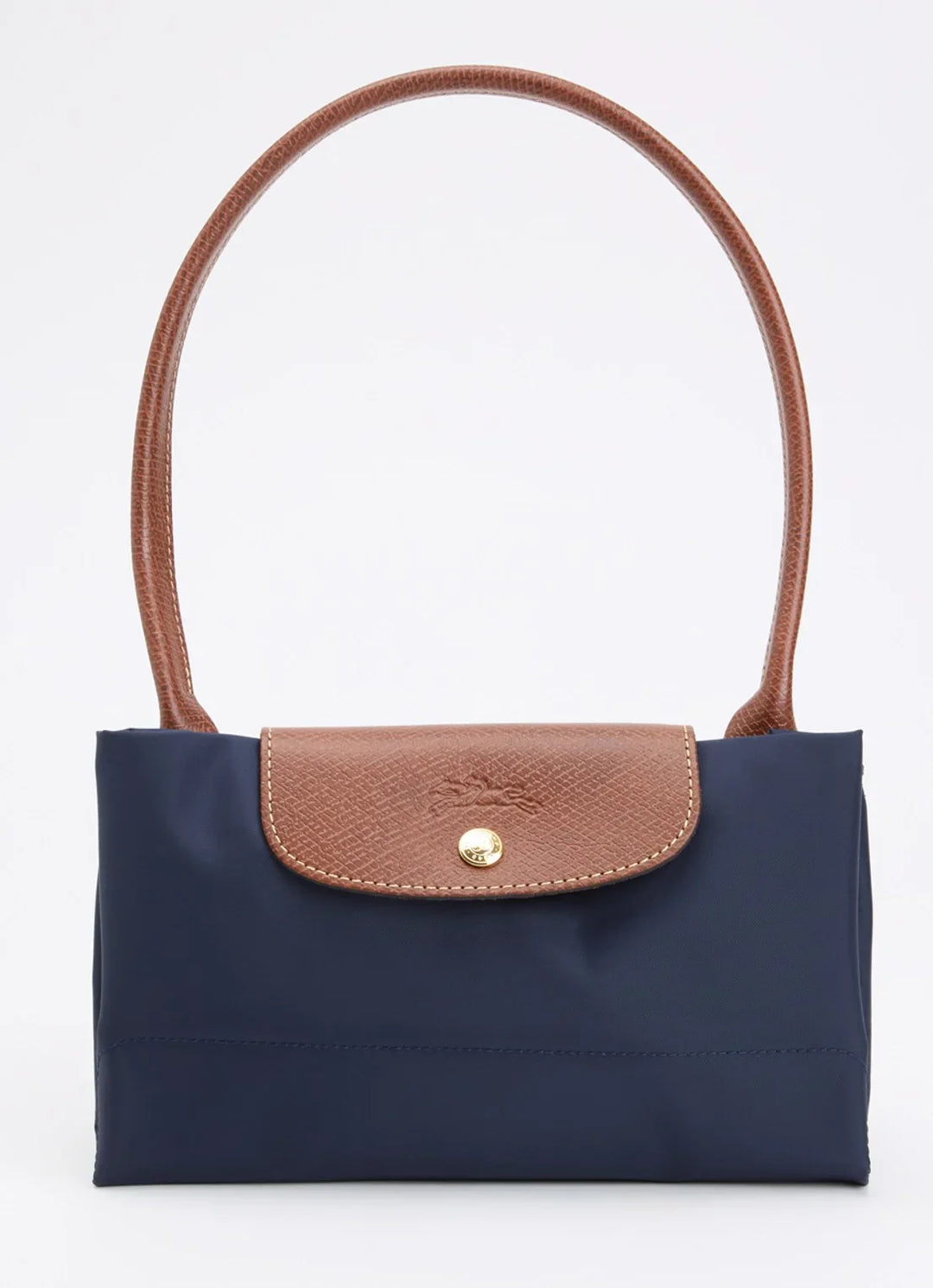 Longchamp Le Pliage Original schoudertas L met leren details