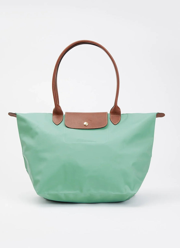 Longchamp Le Pliage Original schoudertas L met leren details