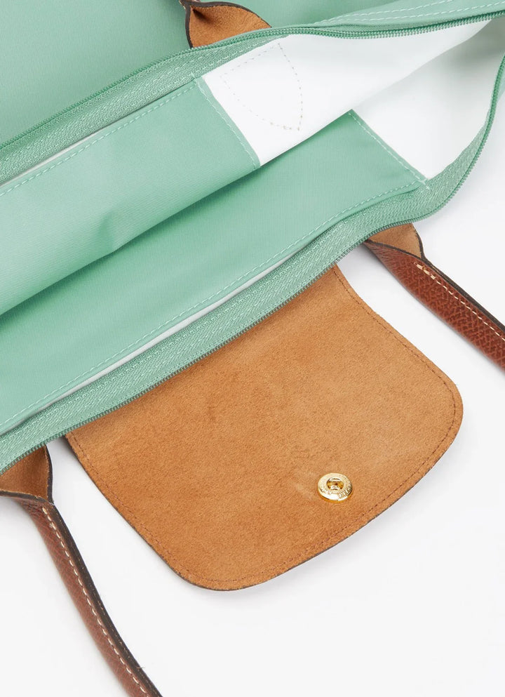 Longchamp Le Pliage Original schoudertas L met leren details