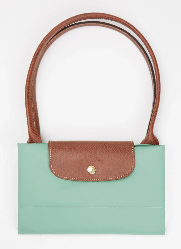 Longchamp Le Pliage Original schoudertas L met leren details