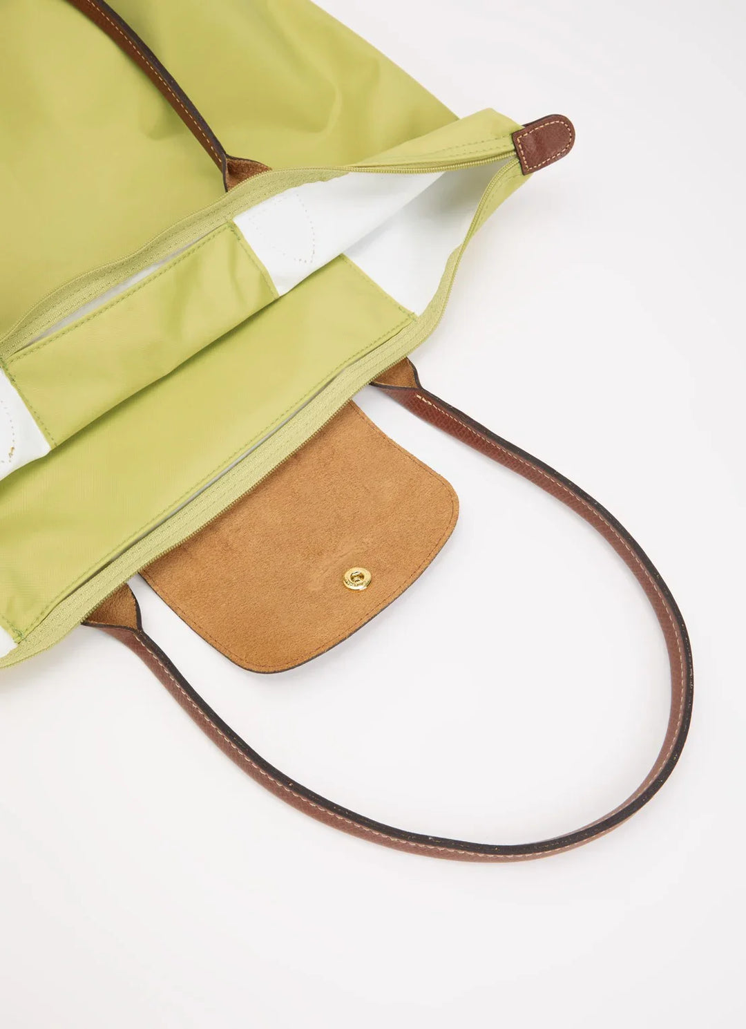 Longchamp Le Pliage Original schoudertas L met leren details