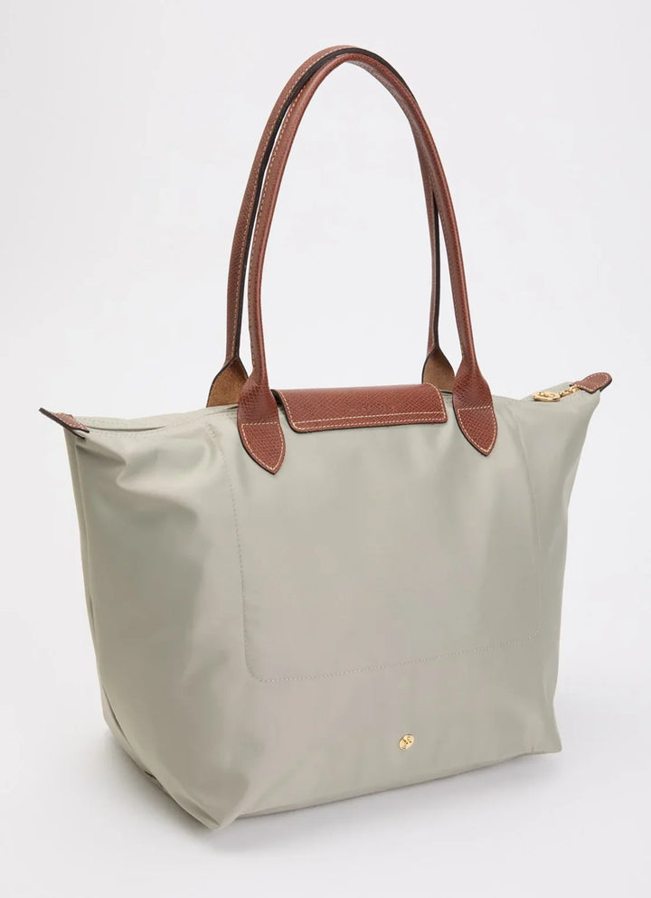 Longchamp Le Pliage Original schoudertas L met leren details