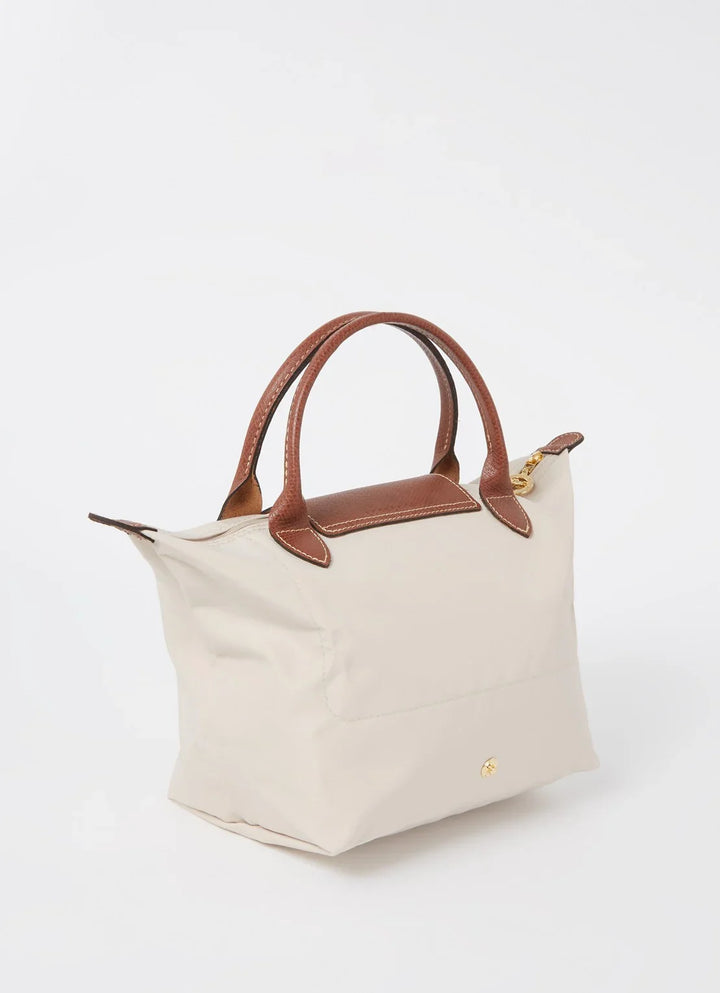 Longchamp Le Pliage Original handtas S met leren details