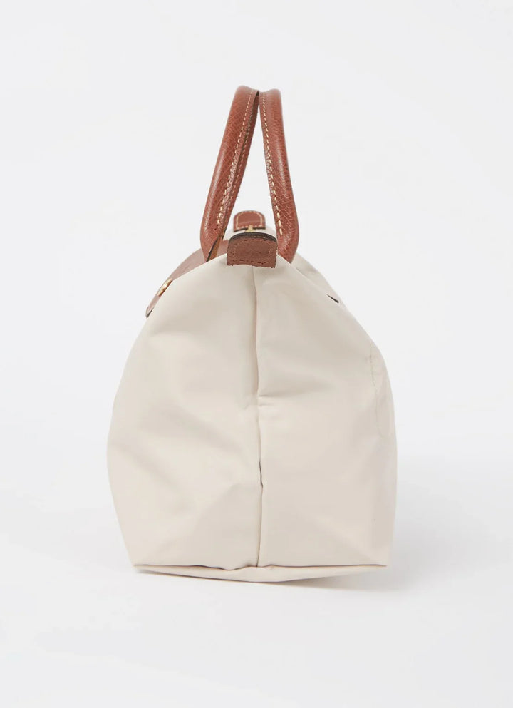 Longchamp Le Pliage Original handtas S met leren details
