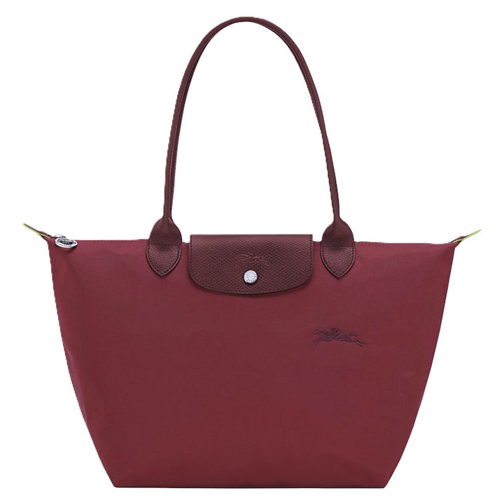 Longchamp Le Pliage Green Medium Shoulder Tote Bag